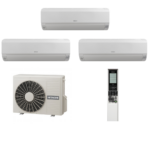 Aparat aer conditionat Mokai Hitachi, sistem multi split pentru 3 incaperi, unitati exterioare cu o putere de 9000 BTU/h