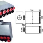 DISTRIBUITOR TUBULATURA ROTUNDA, DN180 15x DN75/63, 15 CAI