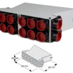 DISTRIBUITOR TUBULATURA ROTUNDA 20x75 (SKY150/SKY200), 20 CAI CU AMORTIZOR DE ZGOMOT