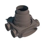 DISTRIBUITOR TUBULATURA ROTUNDA DBOX 206 6x75, 125-180, CU 3 DOPURI SI 6 REGULATOARE (OBTURATOR)