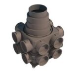 DISTRIBUITOR TUBULATURA ROTUNDA DBOX 216V 16x75, 125-180, CU 8 DOPURI SI 16 REGULATOARE (OBTURATOR)