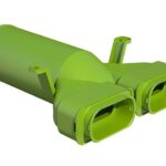 COT ANEMOSTAT TUBULATURA OVALA ADP 180° 2X50/100MM ;1 BUCATA/PUNGA, 48 BUCATI/ BAX, 48 BUCATI/PALET