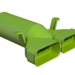 COT ANEMOSTAT TUBULATURA OVALA ADP 180° 2X60/130MM ;1 BUCATA/PUNGA, 48 BUCATI/ BAX, 48 BUCATI/PALET