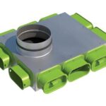 DISTRIBUITOR TUBULATURA OVALA, DN160 8x 50x100 + 2x 60x130, 8+2 CAI