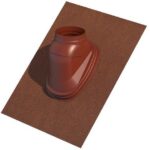 GULER 166 PENTRU ACOPERIS INCLINAT UNIVERSAL 160MM, INCLINARE 25-45° (ROSU) UBIFLEX B3 166, 500X600MM