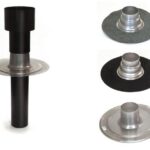 ELEMENT DE ACOPERIS PLAN UNIVERSAL PENTRU EXHAUSTARE 160MM, L=1378MM, ACOPERIS PVC