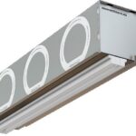 PLENUM/ CUTIE CONEXIUNE 3 SLOT, TUBULATURA 160MM, LUNGIME = 1.0M, INALTIME PLENUM = 178MM, LATIME GRILA = 135MM