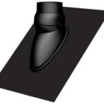 GULER 166 PENTRU ACOPERIS INCLINAT UNIVERSAL 160MM, INCLINARE 35-55° (NEGRU) UBIFLEX B3 166, 700X1000MM