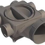 DISTRIBUITOR TUBULATURA ROTUNDA DBOX 206 6x75, 160 INLINE, CU 3 DOPURI SI 6 REGULATOARE (OBTURATOR)