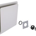 VENTIL ANEMOSTAT DESIGN HAELIX QUADRO DE EXTRACTIE/REFULARE 125MM (AER VICIAT/AER PROASPAT - CU REGLAJ)