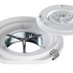 VENTIL ANEMOSTAT ROTUND DE EXTRACTIE SI REFULARE CIRCLE 200MM SYSTEM CLICK, EFECT COANDA, 2 SLOT