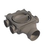 DISTRIBUITOR TUBULATURA ROTUNDA DBOX 206 6x75, 100 INLINE, CU 3 DOPURI SI 6 REGULATOARE (OBTURATOR)