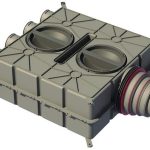DISTRIBUITOR TUBULATURA ROTUNDA DBOX 808 8x75, 125-200, CU 4 DOPURI SI 8 REGULATOARE (OBTURATOR)