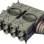 DISTRIBUITOR TUBULATURA ROTUNDA DBOX 816 16x75, 125-200, CU 8 DOPURI SI 16 REGULATOARE (OBTURATOR)