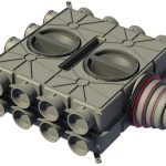 DISTRIBUITOR TUBULATURA ROTUNDA DBOX 824 24x75, 125-200, CU 20 DOPURI SI 20 REGULATOARE (OBTURATOR)